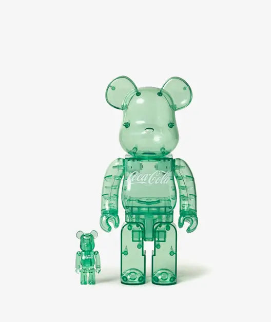 Bearbrick x Coca-Cola Georgia Green 100% & 400% Set – Jugueteria
