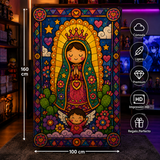 Cobija Frazada Virgencita de Guadalupe