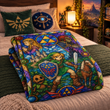 Cobija Frazada Zelda Link Vitral