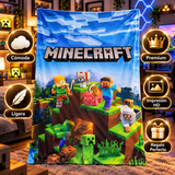 Cobija Frazada Minecraft Steve