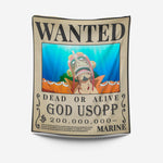 Cobija One Piece Ussop Wanted Cartel Recompensa