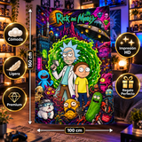 Cobija Frazada Rick y Morty