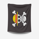 Frazada Cobija One Piece Jolly Roger Mugiwara Nakamas