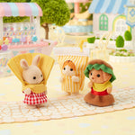 Sylvanian Families - Hamburger Trio Babies (Ternurines) Exclusivo Japon