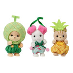 Sylvanian Families - Fruits Trio Babies (Ternurines) Exclusivo Japon