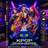Cobija Frazada Huntrix Guerreras K Pop