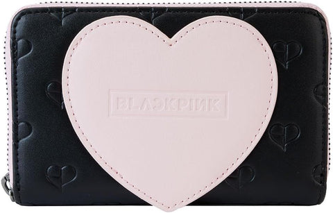 LOUNGEFLY WALLET - BLACKPINK ALL OVER PRINT HEART