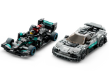 LEGO SPEED CHAMPIONS MERCEDES AMG F1 W12 E PERFORMANCE & MERCEDES AMG PROJECT ONE 76909