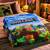 Cobija Frazada Minecraft Steve