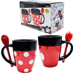 JUEGO DE 2 TAZAS 310ML - MICKEY MOUSE Y MINNIE