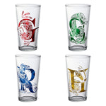 SET DE 4 VASOS EXCLUSIVOS DE HARRY POTTER