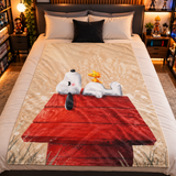 Cobija Frazada Snoopy Casita