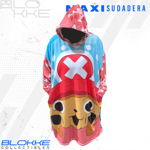 Maxi Sudadera One Piece Tony Tony Chopper Pijama Oversized