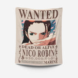 Frazada Cobija One Piece Wanted Nico Robin