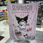 Frazada - Cobija Sanrio Kuromi Hello Kitty