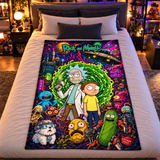 Cobija Frazada Rick y Morty