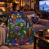 Cobija Frazada Zelda Link Vitral