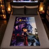 Cobija Frazada Coraline