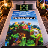 Cobija Frazada Minecraft Steve