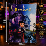 Cobija Frazada Coraline