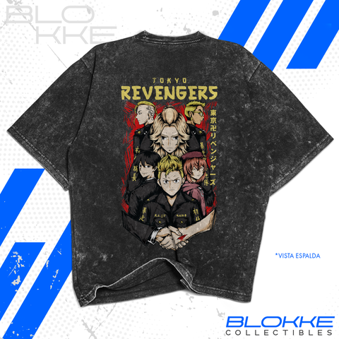 Players Oversized Negro Washed Tokyo Revengers