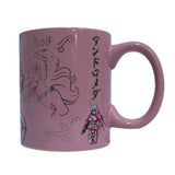 Taza Coleccionable Caballeros Del Zodiaco Acabados Metálicos Shun de Andromeda
