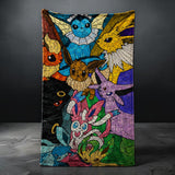 Cobija Frazada Pokemon Eevee Evoluciones