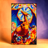 Cobija Frazada Charizard Vitral