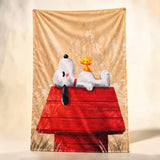 Cobija Frazada Snoopy Casita