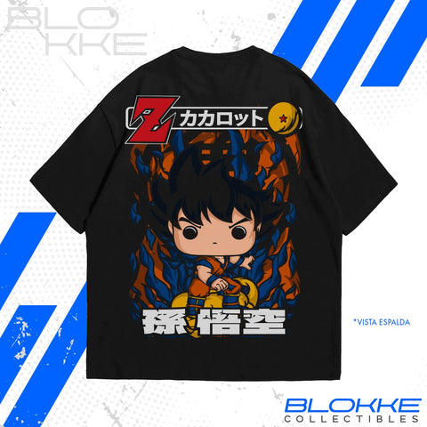 Playera Oversized Pop Dragon Ball - Goku