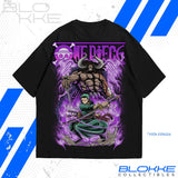 Playera Oversized One Piece - Kaido & Zoro