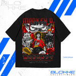 Playera Oversized One Piece - Monkey D. Luffy