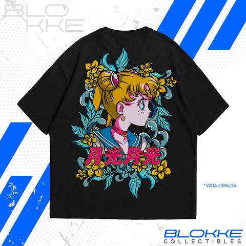 Playera Oversized Sailor Moon - Serena & Luna