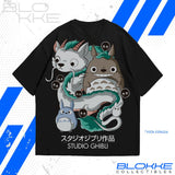 Playera Oversized Studio Ghibli- Totoro and Friends