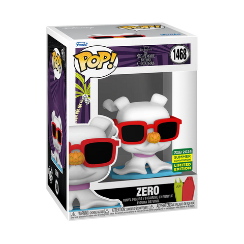 Funko Pop Disney Mundo De Jack - Zero con Lentes de Sol Exclusivo SDCC 2024