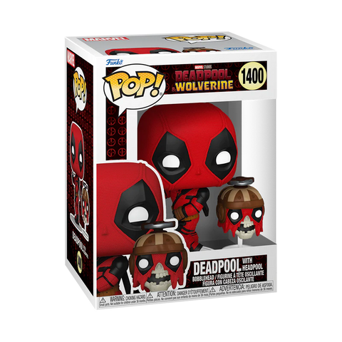 Funko Pop Marvel Deadpool & Wolverine - Deadpool With Headpool 1400