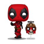 Funko Pop Marvel Deadpool & Wolverine - Deadpool With Headpool 1400