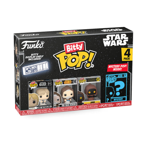 Funko Bitty Pop: Star Wars Luke 4 Pack
