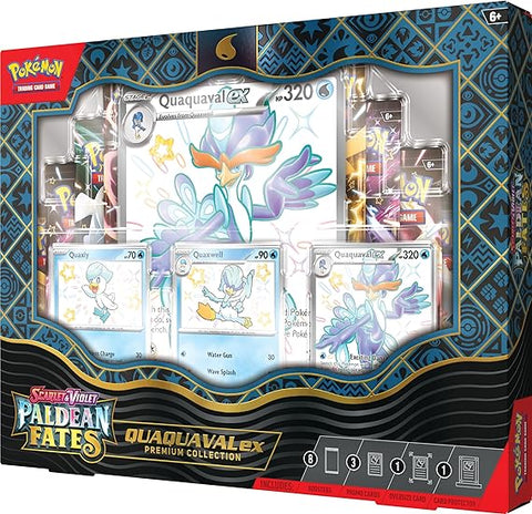 Pokémon TCG: Scarlet & Violet Paldean Fates - Quaquaval Ex Premium Collection