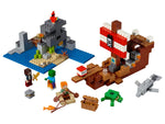 Lego Minecraft La Aventura del Barco Pirata 21152