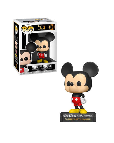 Funko Pop! Archivos de Walt Disney 50 Aniversario de Mickey Mouse 801