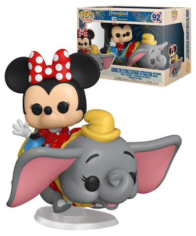 Funko Pop! Disneyland 65 aniversario Minnie Mouse con Dumbo The Flying Elephant Attraction  92