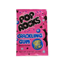 Pop Rocks Crackling Gum 252g