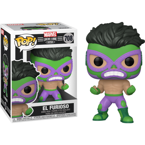 Funko Pop! Marvel Lucha Libre Edition El Furioso Hulk 708