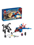 LEGO Marvel Spider-Man Jet Arácnido vs. Armadura Robótica de Venom 76150