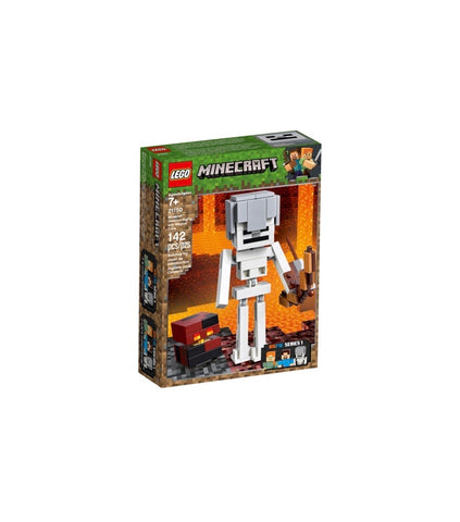 LEGO Minecraft Big Fig Esqueleto con Cubo de Manga 21150