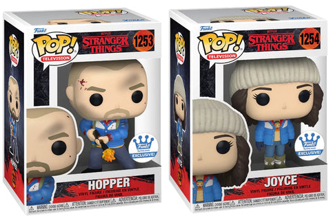 Funko Pop! Television Stranger Things Season 4 Joyce & Hopper Funko Shop Exclusive 2Pack