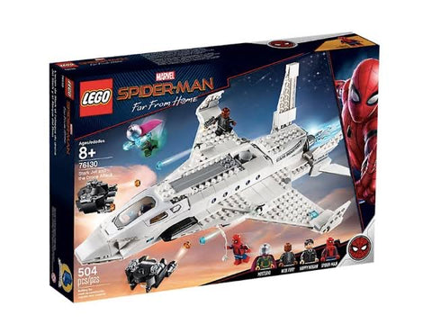 LEGO Marvel Spider-Man Jet Stark y el Ataque del Dron 76130