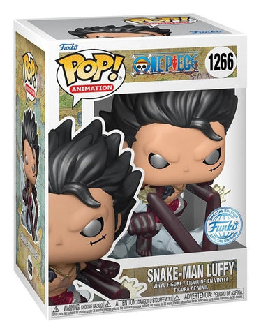 Funko Pop! One Piece Luffy Snake Man 1266 (Metálico) Special Edition