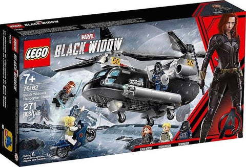 Lego Marvel Vengadores Persecución en Helicóptero de Viuda Negra 76162
